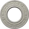 Ekena Millwork 1/2 in. x 8 in. x 8 in. Polyurethane Daniela Ceiling Medallion, Pot of Cream