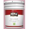 BEHR PREMIUM PLUS 5 gal. #100C-3 Birthday Candle Flat Low Odor Interior Paint & Primer