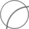 Ekena Millwork 57-1/4 in. Seville Bead and Barrel Ceiling Ring (1/4 of Complete Circle)