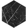 Merola Tile Timeless Hex Marquina 8-5/8 in. x 9-7/8 in. Porcelain Floor and Wall Tile (11.5 sq. ft./Case)