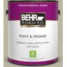 BEHR PREMIUM PLUS 1 gal. #QE-34 Court Green Eggshell Enamel Low Odor Interior Paint & Primer