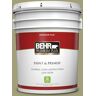 BEHR PREMIUM PLUS 5 gal. #MQ6-57 Bermuda Grass Flat Low Odor Interior Paint & Primer