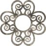 Ekena Millwork 1 in. x 30 in. x 30 in. Cohen Architectural Grade PVC Peirced Ceiling Medallion Moulding