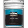 BEHR PREMIUM PLUS 5 gal. #PPU26-04 Falcon Gray Satin Enamel Exterior Paint & Primer