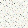 JOULES Lynx Multi Spot White and Rainbow Matte Non Woven Removable Paste the Wall Wallpaper