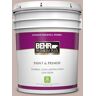 BEHR PREMIUM PLUS 5 gal. #PPF-10 Balcony Rose Eggshell Enamel Low Odor Interior Paint & Primer