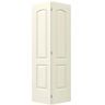 JELD-WEN 36 in. x 80 in. Continental Vanilla Painted Smooth Molded Composite Closet Bi-fold Door