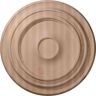 Ekena Millwork 16 in. Unfinished Maple Carved Traditional Ceiling Medallion