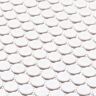 ANDOVA Stylish-Sweetpea Espri White 11-3/8 in. x 12-15/16 in. Glossy Porcelain Round Mosaic Tile (9.7 sq. ft./Case)