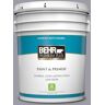 BEHR PREMIUM PLUS 5 gal. #BNC-09 Heather Gray Satin Enamel Low Odor Interior Paint & Primer