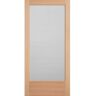 Masonite 40 in. x 84 in. Unfinished Fir Veneer 1-Lite Solid Wood Interior Barn Door Slab