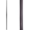 HOUSE OF FORGINGS Tuscan Round Hammered 44 in. x 0.5625 in. Satin Black Plain Tapered Bar Solid Wrought Iron Baluster