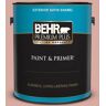 BEHR PREMIUM PLUS 1 gal. #T17-06 Everythings Rosy Satin Enamel Exterior Paint & Primer