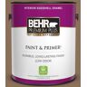 BEHR PREMIUM PLUS 1 gal. #280F-6 Sweet Georgia Brown Eggshell Enamel Low Odor Interior Paint & Primer