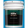 BEHR PREMIUM PLUS 5 gal. #MQ4-57 Celebration Blue Semi-Gloss Enamel Exterior Paint & Primer