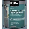 BEHR PREMIUM 1 gal. #HDC-AC-24 Lyric Blue Satin Enamel Interior/Exterior Cabinet, Door & Trim Paint