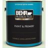 BEHR PREMIUM PLUS 1 gal. #M370-2 Cabbage Leaf Satin Enamel Exterior Paint & Primer