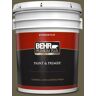 BEHR PREMIUM PLUS 5 gal. #PPU9-01 Alligator Skin Flat Exterior Paint & Primer