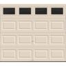 Clopay Classic Collection 8 ft. x 7 ft. 12.9 R-Value Intellicore Insulated Almond Garage Door with Plain Windows