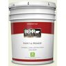 BEHR PREMIUM PLUS 5 gal. #420C-1 Highlight Flat Low Odor Interior Paint & Primer