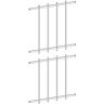 Mr. Goodbar 34 in. White Commercial Door Grille