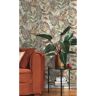 Walls Republic Beige Aralia Leaves Metallic Textured Botanical Wallpaper with Non-Woven Material Covered 57 Sq. ft Double Roll