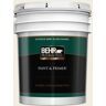 BEHR PREMIUM PLUS 5 gal. Designer Collection #DC-003 Blank Canvas Semi-Gloss Enamel Exterior Paint & Primer