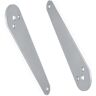 ALEKO Push to Open 12 in. x 1 in. x 4 in. Metal Post Pivot Bracket for Swing Gate Opener Lot of 2