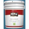 BEHR PREMIUM PLUS 5 gal. #M490-6 Living Stream Flat Low Odor Interior Paint & Primer