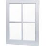 TAFCO WINDOWS 22 in. x 29 in. Utility Fixed Picture Vinyl Window with Grid - White