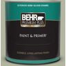 BEHR PREMIUM PLUS 1 qt. #PPU11-09 Environmental Semi-Gloss Enamel Exterior Paint & Primer