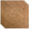 Fasade Square 2 ft. x 2 ft. Cracked Copper Lay-In Vinyl Ceiling Tile (20 sq. ft.)