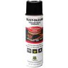 Rust-Oleum Industrial Choice 17 oz. M1600 Black Inverted Marking Spray Paint (Case of 12)