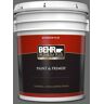 BEHR PREMIUM PLUS 5 gal. #BNC-26 Lunar Basalt Flat Exterior Paint & Primer