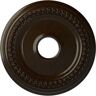 Ekena Millwork 18-5/8 in. 4 in. ID x 1-1/8 in. Classic Urethane Ceiling Medallion (Fits Canopies upto 12-3/4 in.), Bronze