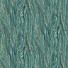 ELLE Decoration Collection Teal/Gold Marble Effect Vinyl on Non Woven Non Pasted Wallpaper Roll (Covers 57 sq. ft.)