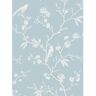 NextWall 40.5 sq. ft. Blue Skies Songbird Chinoiserie Vinyl Peel and Stick Wallpaper Roll