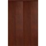 Impact Plus 42 in. x 84 in. Smooth Flush Cherry Solid Core MDF Interior Closet Bi-fold Door with Matching Trim