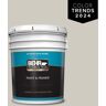 BEHR PREMIUM PLUS 5 gal. Designer Collection #DC-007 Tranquil Gray Satin Enamel Exterior Paint & Primer