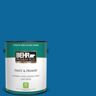 BEHR PREMIUM PLUS 1 gal. #MQ4-58 Mondrian Blue Semi-Gloss Enamel Low Odor Interior Paint & Primer