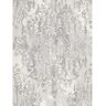 Brewster Shirley Grey Distressed Damask Paper Strippable Roll (Covers 57.8 sq. ft.)