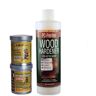 PC Products PC-Woody Wood Repair Epoxy Paste, Two-Part 12 oz, and PC-Petrifier Wood Hardener 16 oz