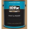 BEHR PREMIUM PLUS 1 gal. #MQ2-15 Baguette Satin Enamel Exterior Paint & Primer