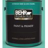 BEHR PREMIUM PLUS 1 gal. #P440-4 March Aquamarine Semi-Gloss Enamel Exterior Paint & Primer