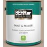 BEHR PREMIUM PLUS 1 gal. #MQ2-37 Eiffel For You Semi-Gloss Enamel Low Odor Interior Paint & Primer