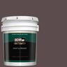 BEHR PREMIUM PLUS 5 gal. #MQ1-43 Piano Brown Semi-Gloss Enamel Exterior Paint & Primer