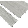 Art3d Wood Look Gray 5 MIL 36 in. L x 6 in. W Waterproof Click Lock Luxury Vinyl Flooring Tile(27 sq. ft./Box )