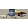 BEHR 1 gal. #N350-4 Jungle Camouflage Extra Durable Satin Enamel Interior Paint & 5-Piece Wooster Set All-in-One Project Kit