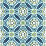 A-Street Prints Maya Teal Medallion Paper Strippable Roll (Covers 56.4 sq. ft.)