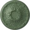 Ekena Millwork 26" x 3" Tristan Urethane Ceiling Medallion (Fits Canopies up to 5-1/2"), Hand-Painted Athenian Green